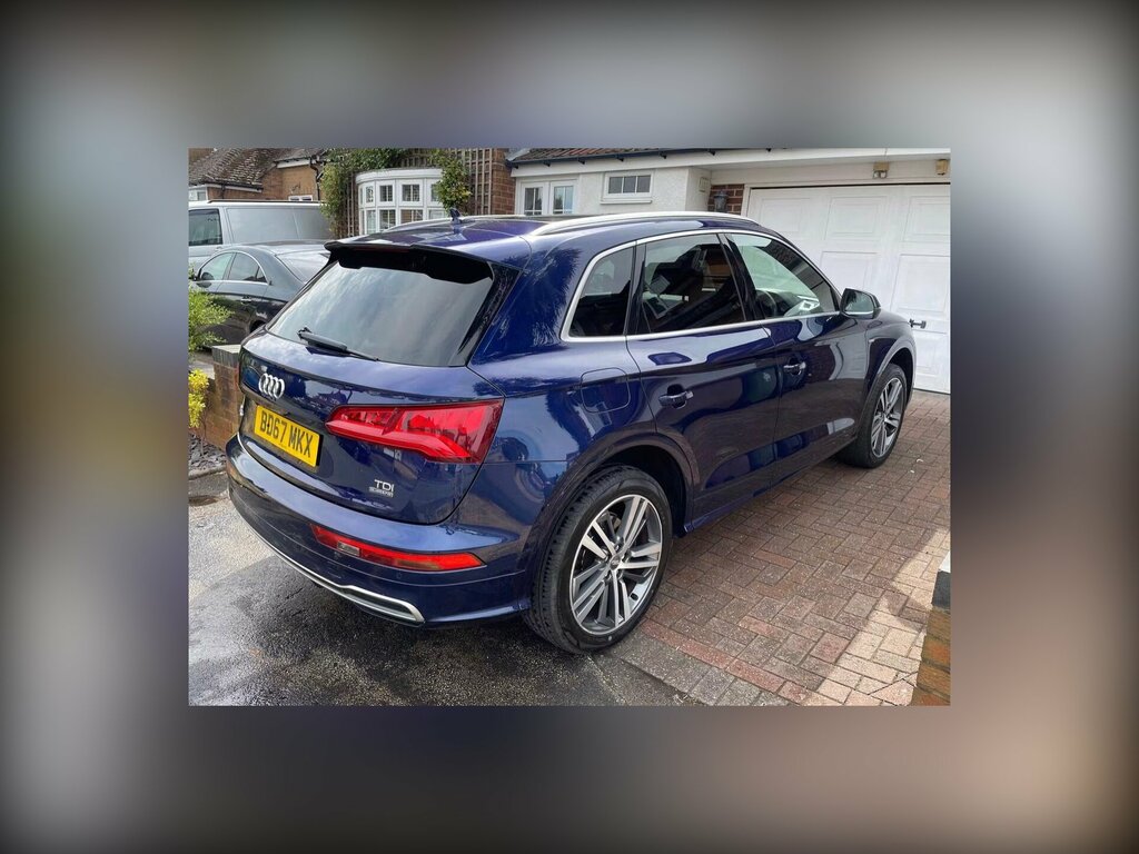 Audi Q5 2.0 Tdi S Line S Tronic Quattro Euro 6 Ss Blue #3