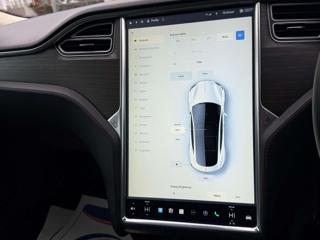Tesla Model S Hatchback Grey #68