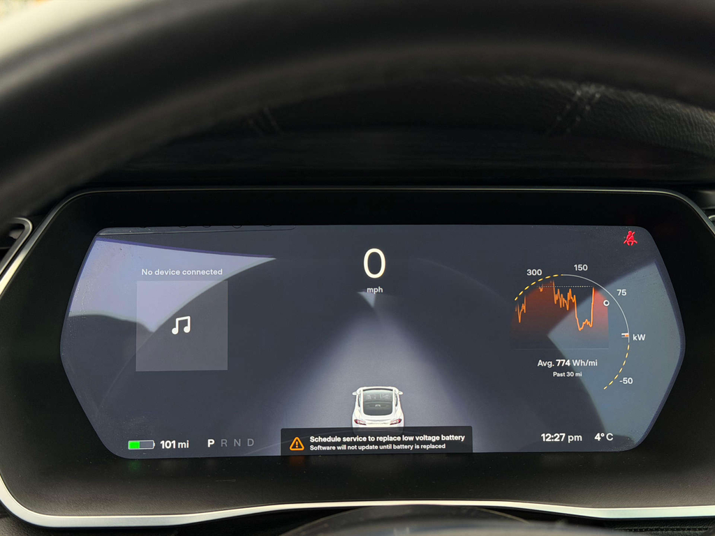 Tesla Model S Hatchback Grey #57