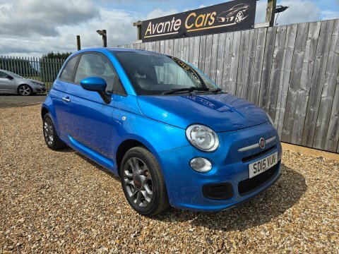Fiat 500 S Blue