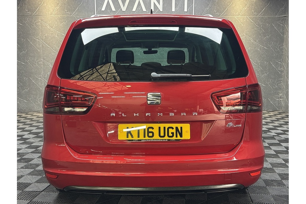 Seat Alhambra Tdi Fr Line U5456 Ulez Red #6