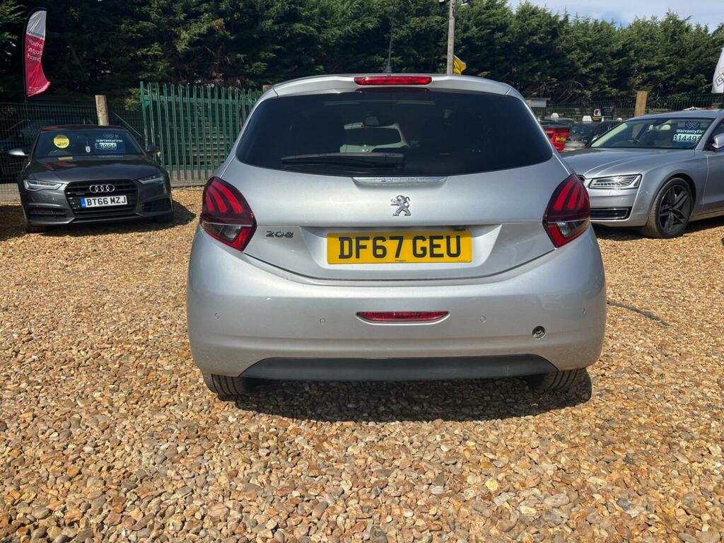 Peugeot 208 1.2 Puretech Allure Premium Euro 6 Ss 2018 DF67GEU Silver #4