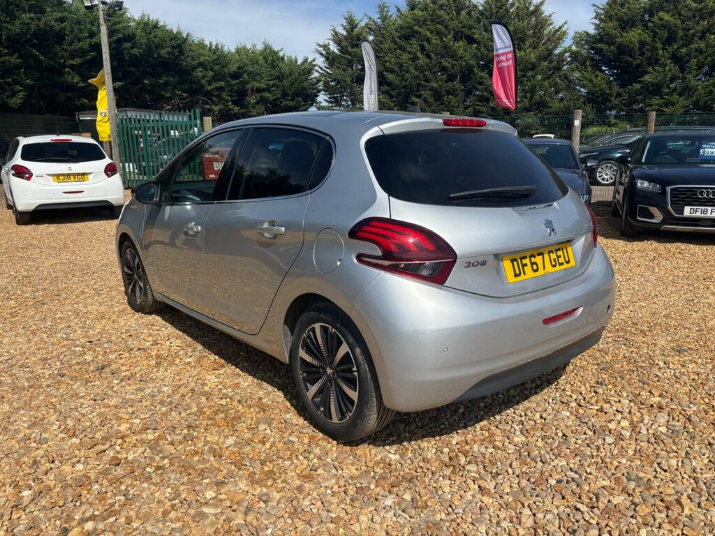 Peugeot 208 1.2 Puretech Allure Premium Euro 6 Ss 2018 DF67GEU Silver #5