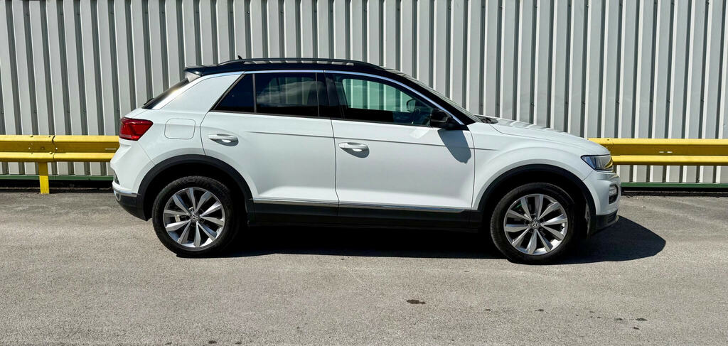 Volkswagen T-Roc 1.0 Tsi Design Euro 6 Ss NC68SWZ White #2