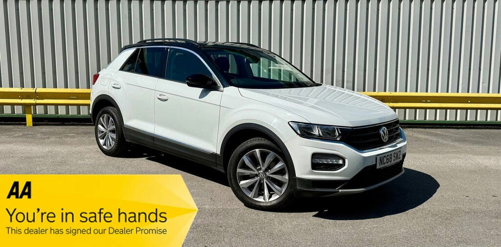 Volkswagen T-Roc 1.0 Tsi Design Euro 6 Ss NC68SWZ White