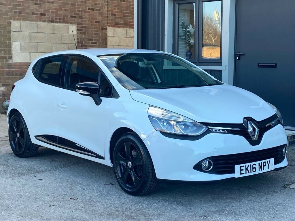 Renault Clio 1.2 Dynamique Nav 1.2 16V 75 White #4