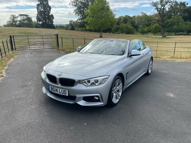 BMW 4 Series 2014 2.0 420D M Sport Convertible Silver