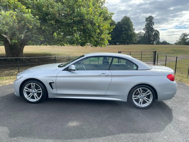 BMW 4 Series 2014 2.0 420D M Sport Convertible Silver #4