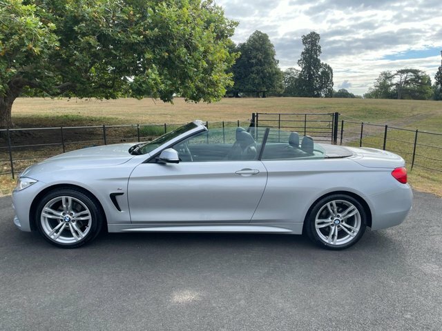 BMW 4 Series 2014 2.0 420D M Sport Convertible Silver #3