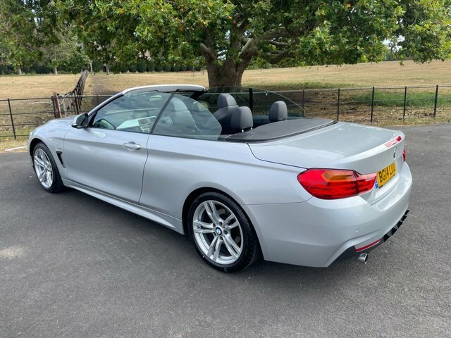 BMW 4 Series 2014 2.0 420D M Sport Convertible Silver #5