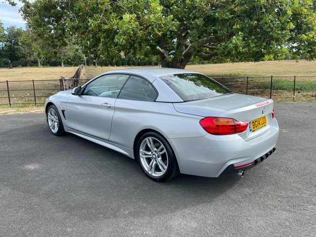 BMW 4 Series 2014 2.0 420D M Sport Convertible Silver #6