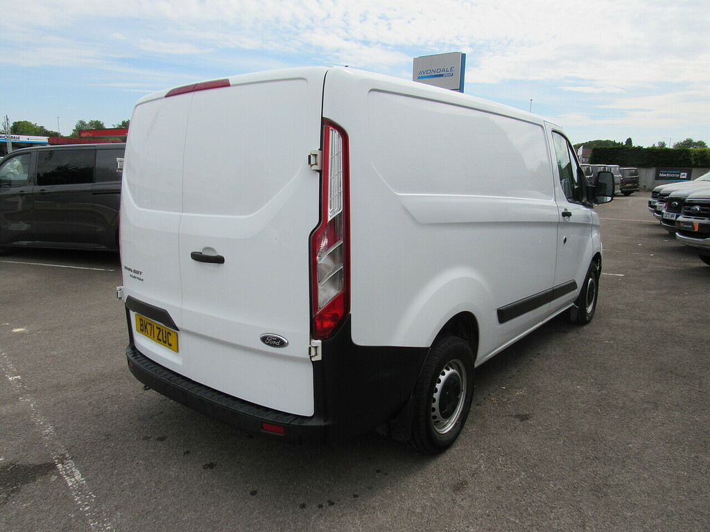Ford Transit Custom 300 Ecoblue Leader Swb Euro 6 Van With Air Con White #4