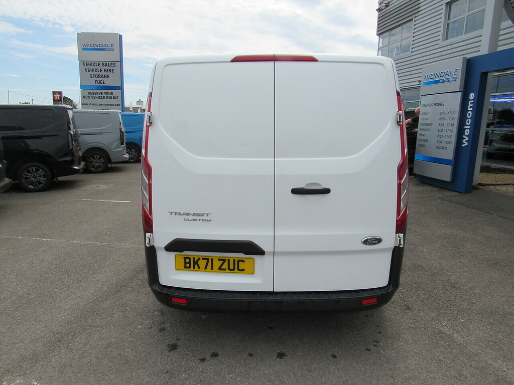 Ford Transit Custom 300 Ecoblue Leader Swb Euro 6 Van With Air Con White #3