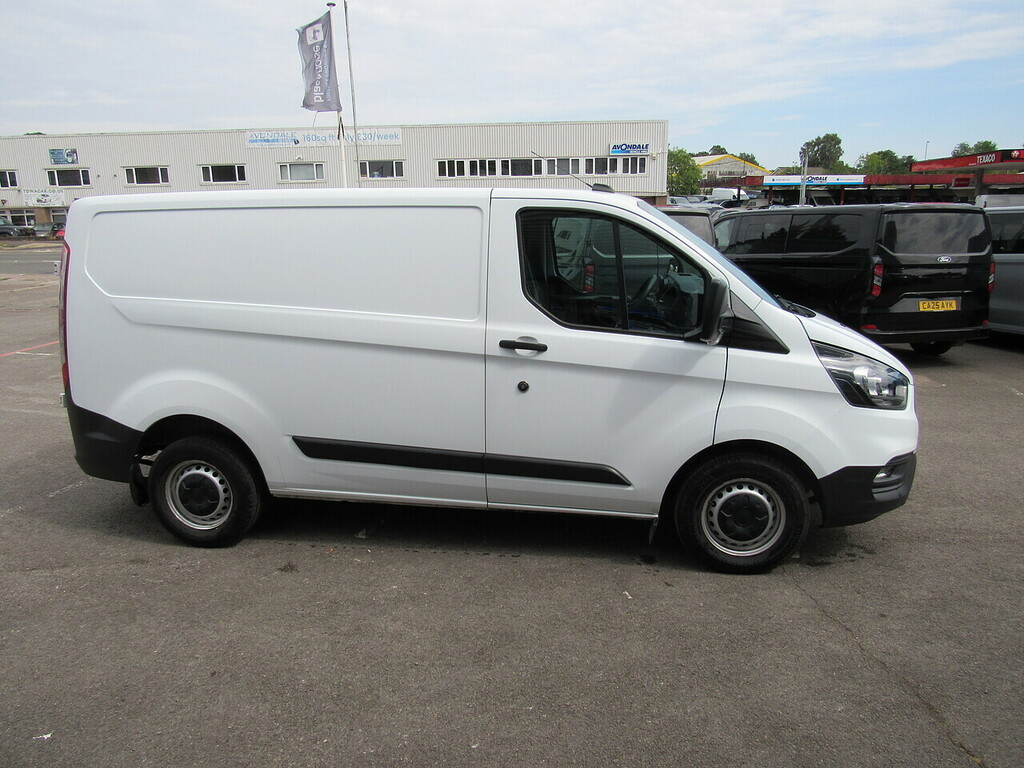 Ford Transit Custom 300 Ecoblue Leader Swb Euro 6 Van With Air Con White #5
