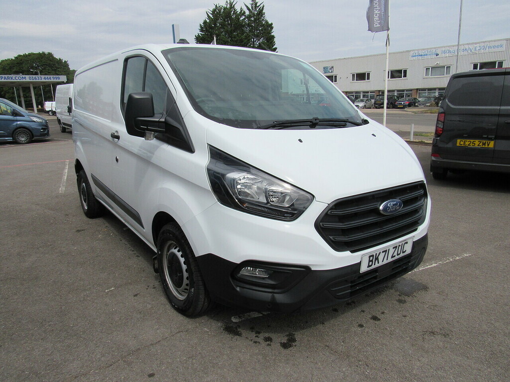 Ford Transit Custom 300 Ecoblue Leader Swb Euro 6 Van With Air Con White #6