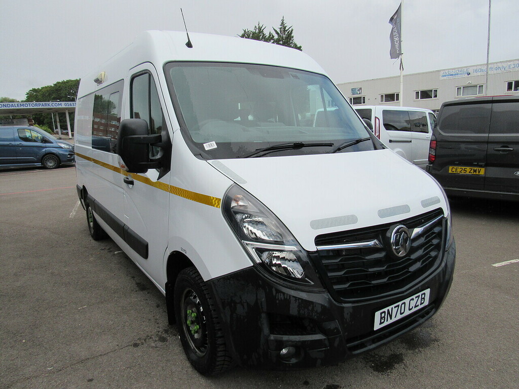 Vauxhall Movano Cdti 3500 Biturbo Edition Crew Van Mobile Welfare White #6