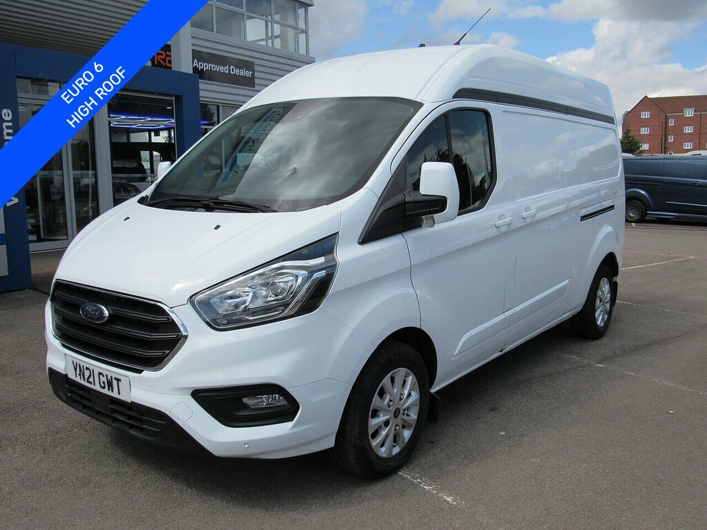 Ford Transit Custom 300 Ecoblue Limited L2 H2 Lwb High Roof White
