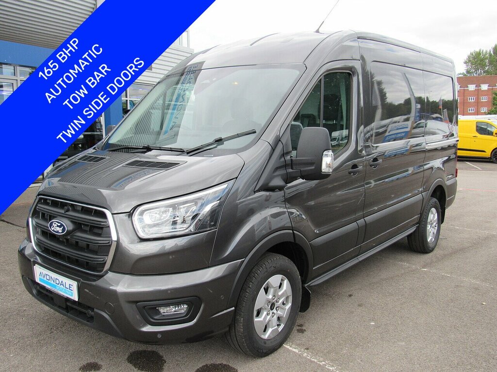 Ford Transit Custom 350 Ecoblue Limited L2 H2 Mwb 165 Bhp With Pa Grey