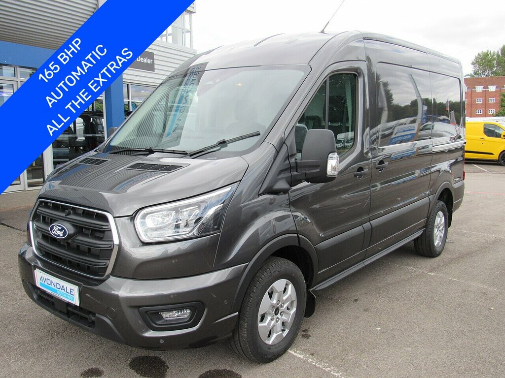 Ford Transit Custom 350 Ecoblue Limited Mwb 165 Bhp Tow Bar Grey