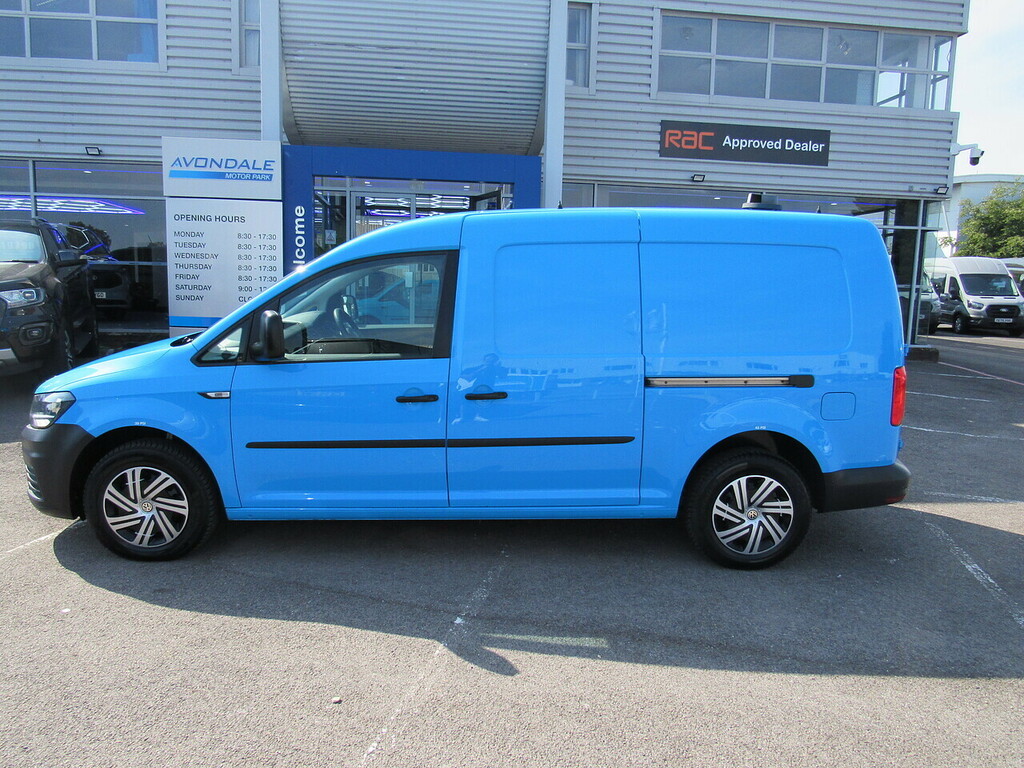 Volkswagen Caddy Maxi Tdi C20 Bluemotion Lwb British Gas Blue Euro 6 Van Blue #5