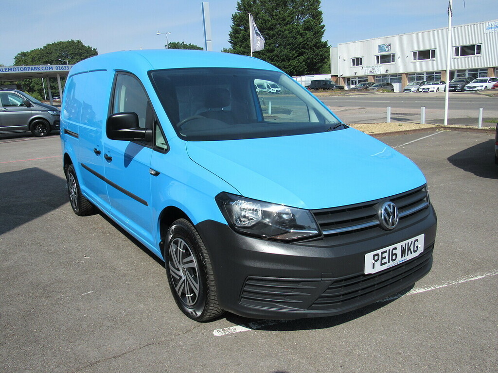 Volkswagen Caddy Maxi Tdi C20 Bluemotion Lwb British Gas Blue Euro 6 Van Blue #2