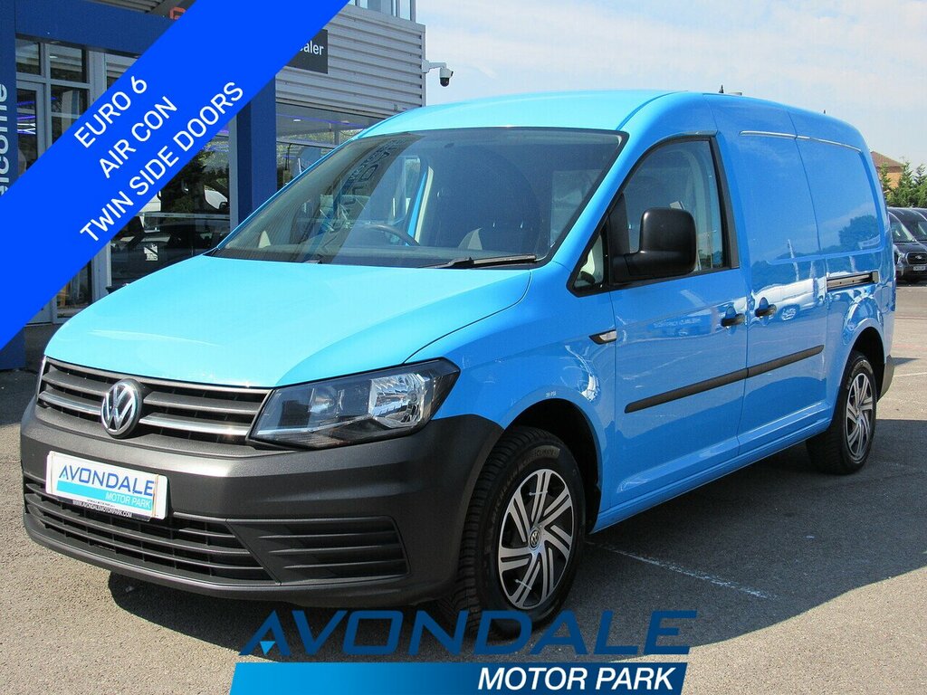 Volkswagen Caddy Maxi Tdi C20 Bluemotion British Gas Lwb Blue Van Blue