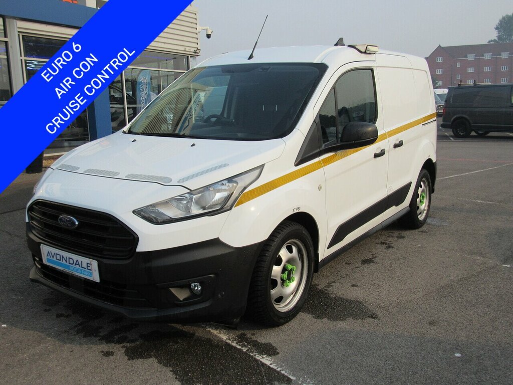 Ford Transit Connect 220 Ecoblue L1 Euro 6 Van With Air Con Led Work La White