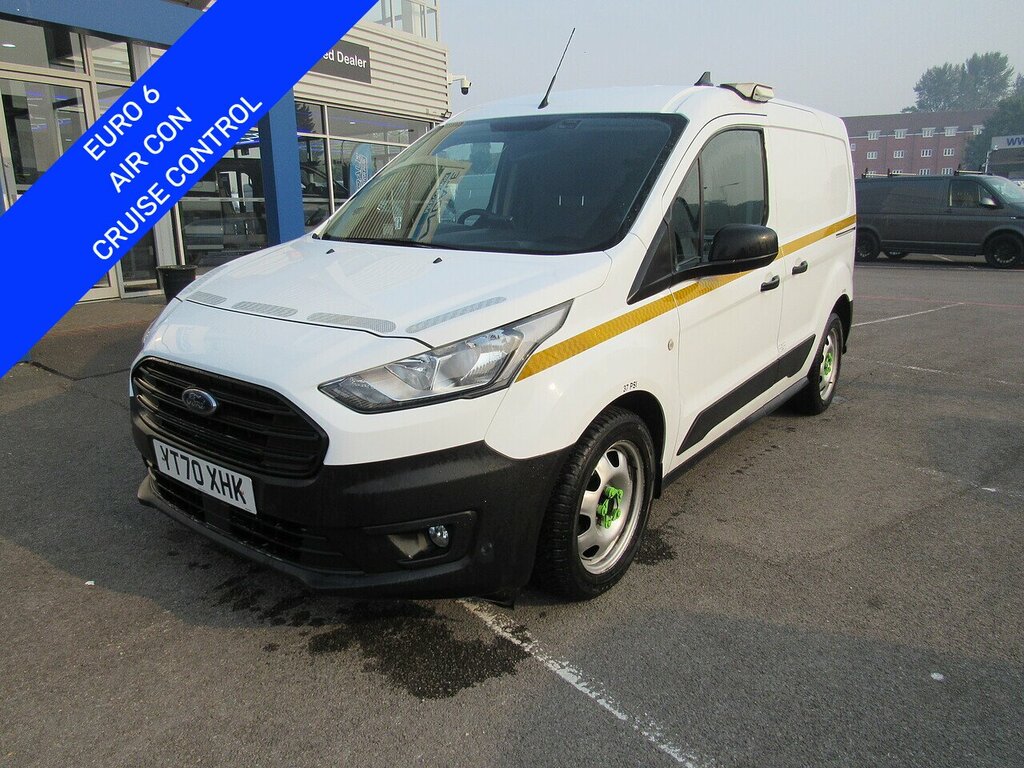 Ford Transit Connect 220 Ecoblue L1 Euro 6 Van With Air Con Led Work La White