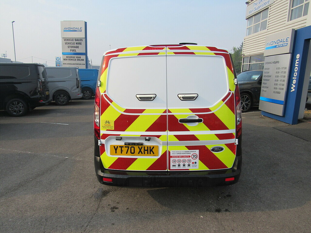 Ford Transit Connect 220 Ecoblue L1 Euro 6 Van With Air Con Led Work La YT70XHK White #4