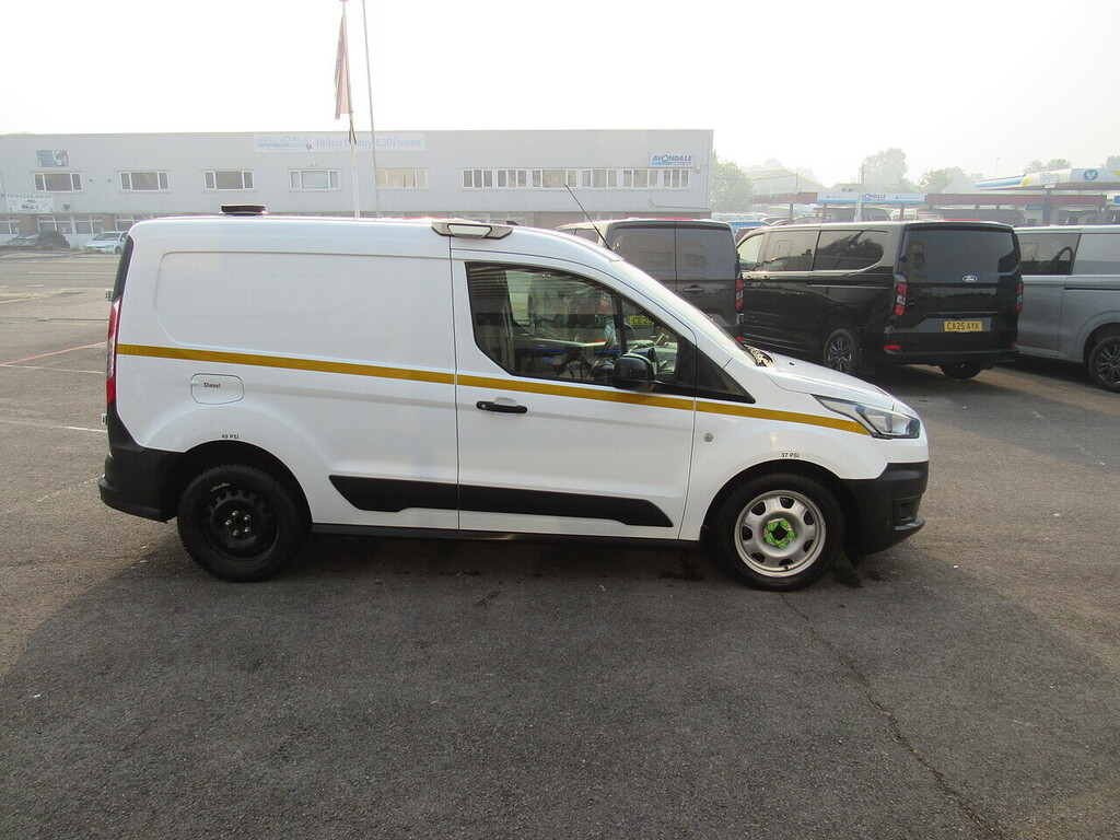 Ford Transit Connect 220 Ecoblue L1 Euro 6 Van With Air Con Led Work La YT70XHK White #6