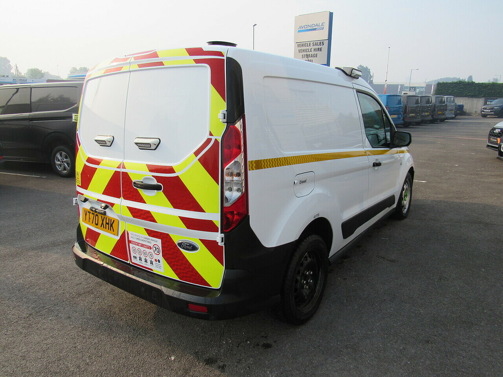 Ford Transit Connect 220 Ecoblue L1 Euro 6 Van With Air Con Led Work La YT70XHK White #5