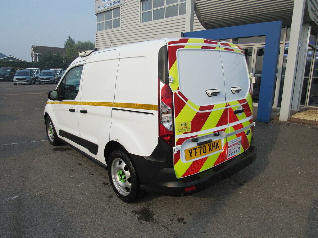 Ford Transit Connect 220 Ecoblue L1 Euro 6 Van With Air Con Led Work La YT70XHK White #3