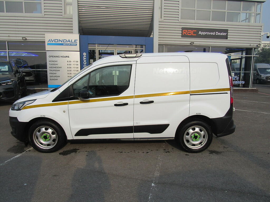 Ford Transit Connect 220 Ecoblue L1 Euro 6 Van With Air Con Led Work La YT70XHK White #2