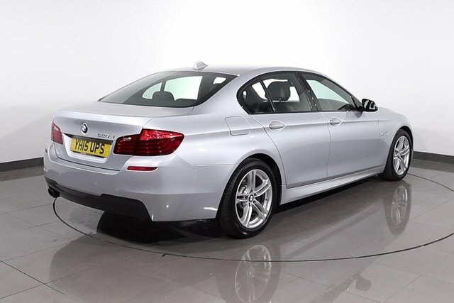 BMW 5 Series 2.0 520D M Sport Saloon Euro 6 S Silver #2