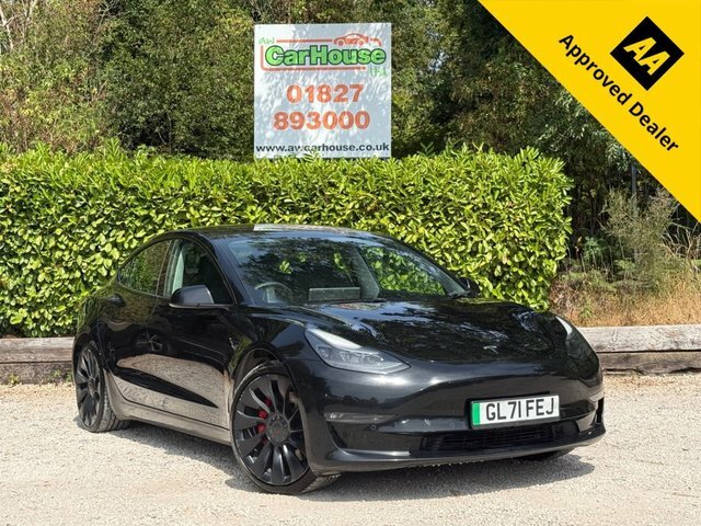 Tesla Model 3 Dual Motor Performance Saloon Black