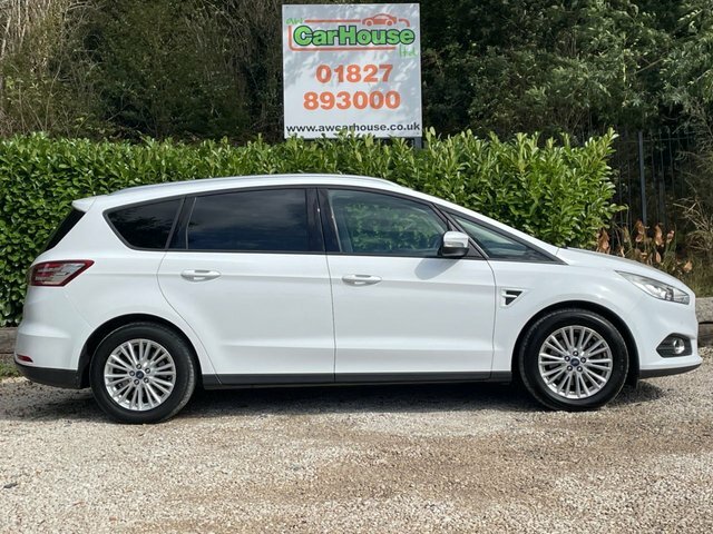Ford S-Max 1.5T Ecoboost Zetec Mpv White #6