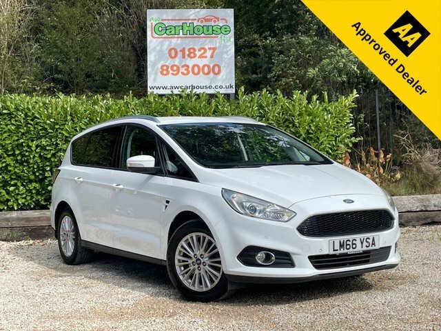 Ford S-Max 1.5T Ecoboost Zetec Mpv White