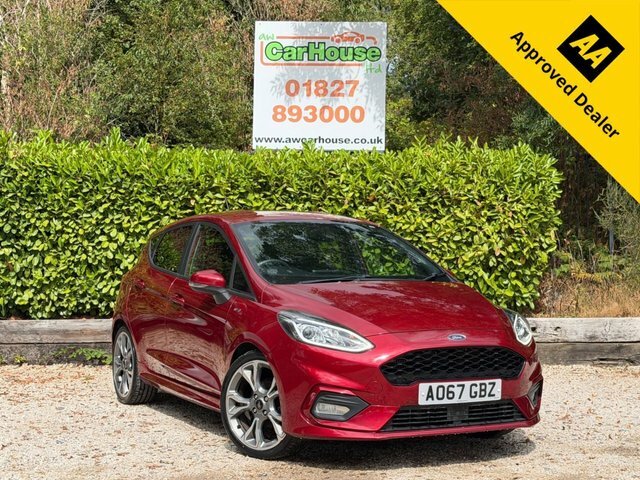 Ford Fiesta 1.0T Ecoboost St-line Hatchback Red