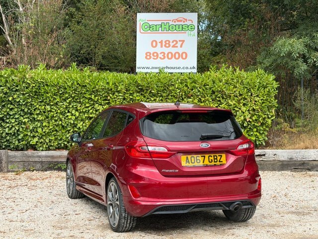 Ford Fiesta 1.0T Ecoboost St-line Hatchback Red #3