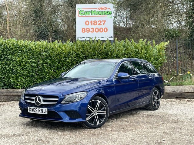 Mercedes-Benz C Class 2.0 C220d Amg Line Saloon G-tronic Eur Silver #9