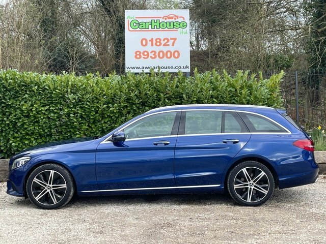Mercedes-Benz C Class 2.0 C220d Amg Line Saloon G-tronic Eur Silver #7