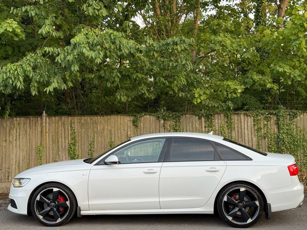 Audi A6 Saloon Black Edition White #5