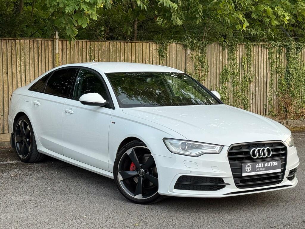 Audi A6 Saloon Black Edition White