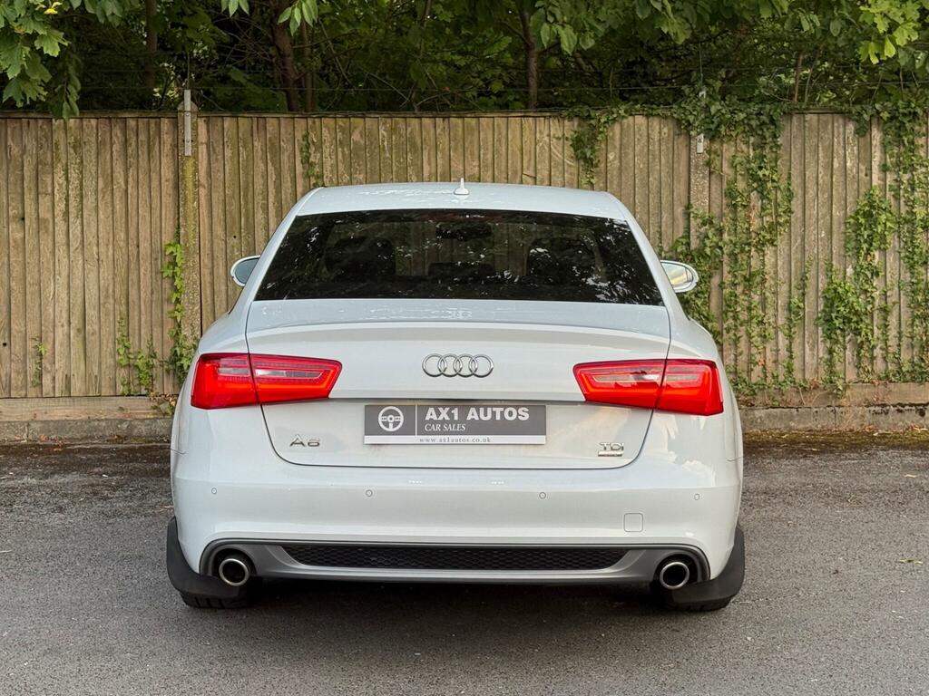 Audi A6 Saloon Black Edition White #6