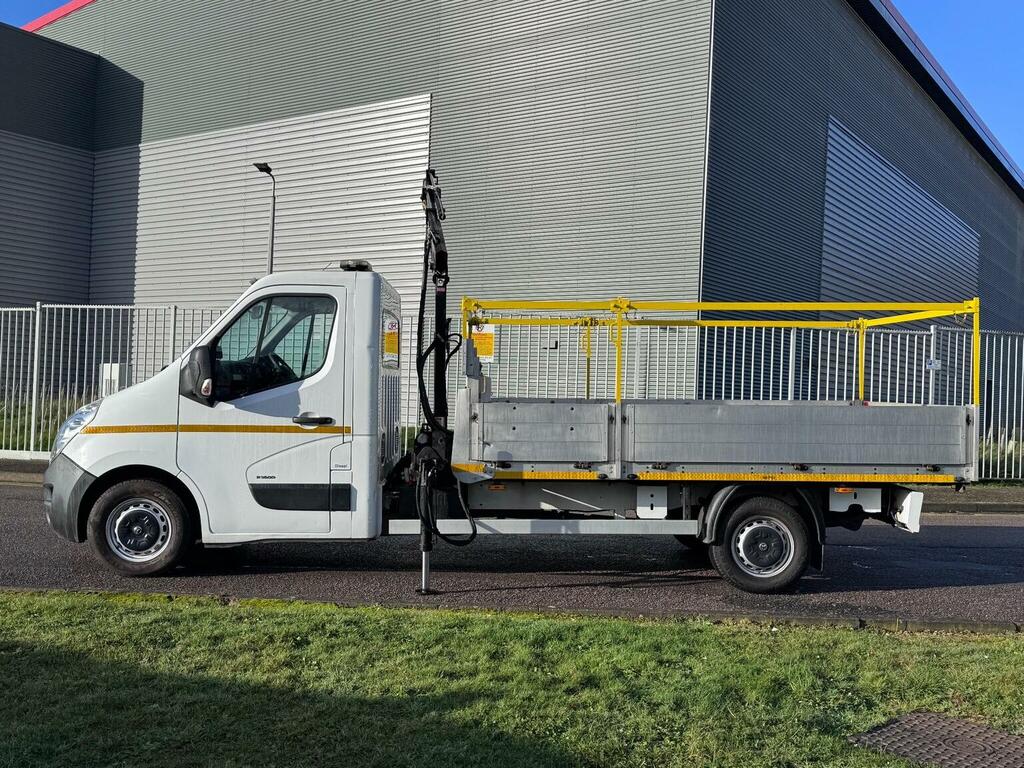 Vauxhall Movano Dropside 2.3 Cdti 3500 Biturbo Rwd L3 H1 Euro 6 White #5