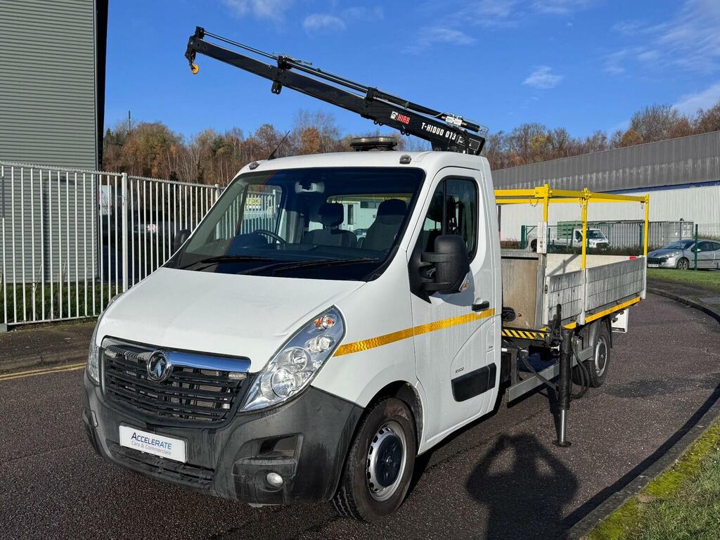 Vauxhall Movano Dropside 2.3 Cdti 3500 Biturbo Rwd L3 H1 Euro 6 White #3