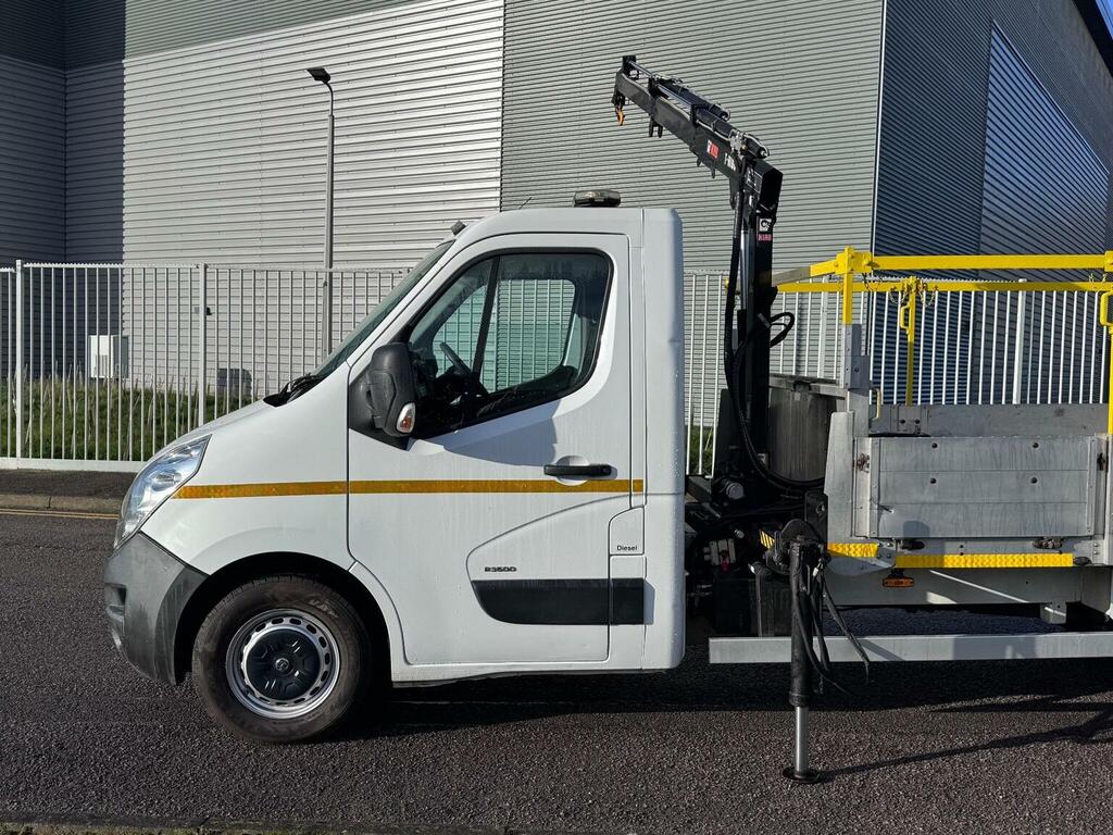 Vauxhall Movano Dropside 2.3 Cdti 3500 Biturbo Rwd L3 H1 Euro 6 White #4