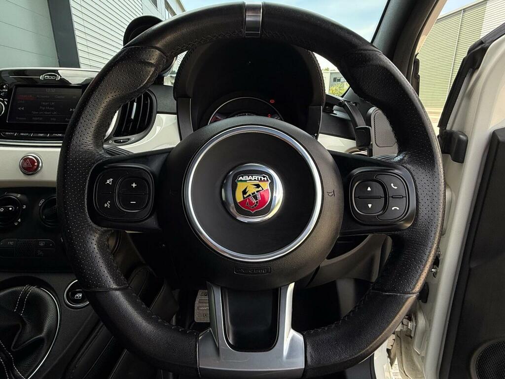 Abarth 595 1.4 T-jet Turismo Hatchback Euro White #26