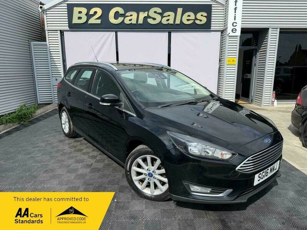 Ford Focus Estate 1.0T Ecoboost Titanium Euro 6 Ss Black