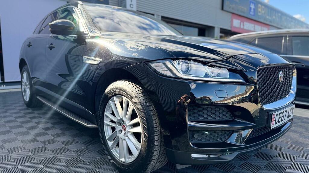 Jaguar F-Pace 2.0 D240 Portfolio Awd Euro 6 Ss Black #2